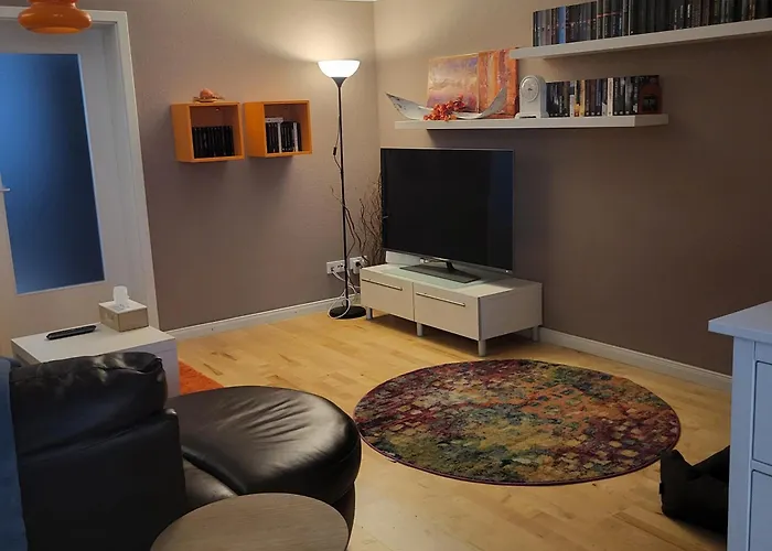 Apartment Black Orange